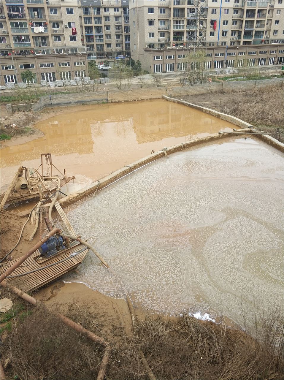 海城沉淀池淤泥清理-厂区废水池淤泥清淤